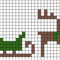 Reindeer and Sleigh