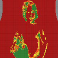 85 stitch by 142 Stitch Dad Intarsia Color