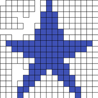 Star pillow cover