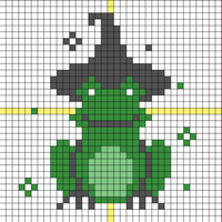 Frog Witch Tile