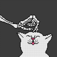 Copy of cat with skeleton