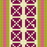 square patchwork sock