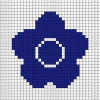 Intarsia flower for begginers