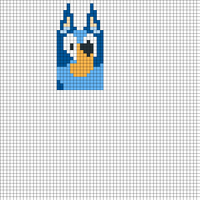 bluey standing
