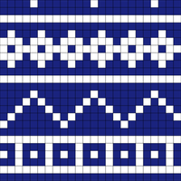 Porcelain Fairisle