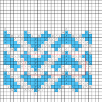 alternate chevron lace (condensed)
