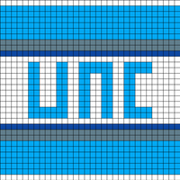 Copy of UNC blanket with letters