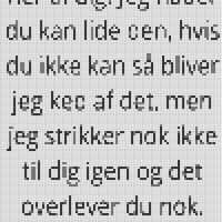 Jeg har lavet den her til dig. Jeg håber du kan lide den, hvis du ikke kan så bliver jeg ked af det, men jeg strikker nok ikke til dig igen og det overlever du nok. Hilsen Sigrid (1).jpg