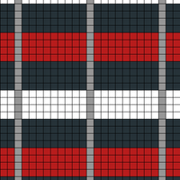 black plaid