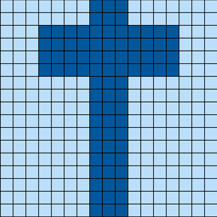 Single Cross Prayer Square 2 Side 1