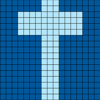 Single Cross Prayer Square 2 Side 2