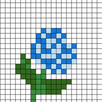 Blue Hydrangea