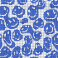 Blue Groovy Smiley Face Wallpaper iphone.jpeg