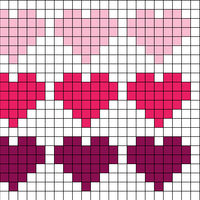 Copy of All 52 stitches of hearts