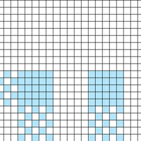 Gingham start w rows