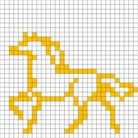 horse motif