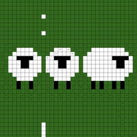 Small sheep cushion