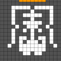 Skulloween sock motif
