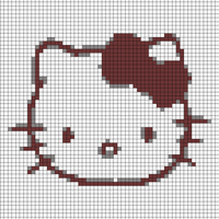 Hello Kitty Face _ Şirin çizim, Vintage logolar, Hello kitty.jfif
