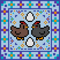Copy of Copy of Copy of Stardew valley chicken pillow