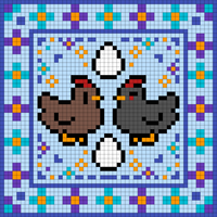 Copy of Copy of Copy of Copy of Stardew valley chicken pillow