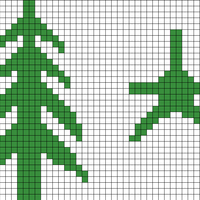 Maine Flag with tree and star