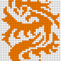 Copy of Dragon bookmark by Kiki's bead art