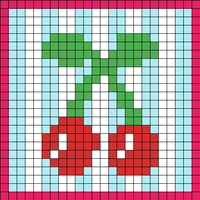 cherry tea coster