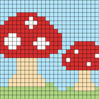 Mushroom mat