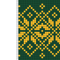Fair Isle Pillow Front