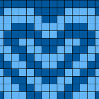 heart checkered <3