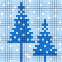 TREES AND SNOW