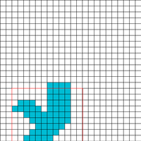 mermaid sock chart
