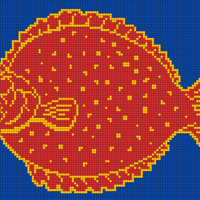 Copy of fish rug