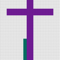 cross blanket 