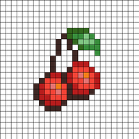 red, cherries