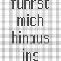 Du führst mich hinaus ins Weite