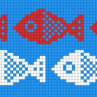 Copy of Copy of Copy of Blue Fish Chart Knitting