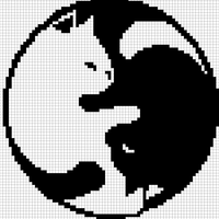 Yin Yang Cat
