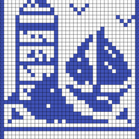 Delft blue sailing
