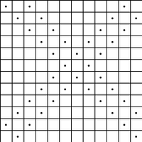 Diamond stitch hat chart