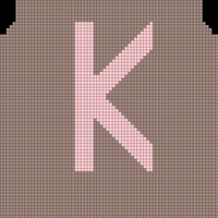 Alphabet K Curly