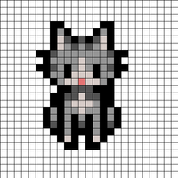 grey cat