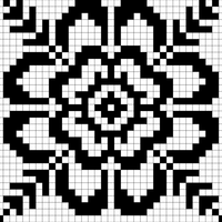 Double Knit Floral Scarf
