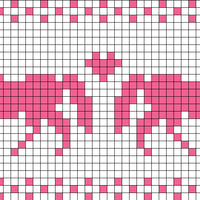 Copy of unicorn hearts w/ boarder
