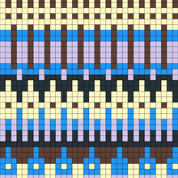 Brown and Blue