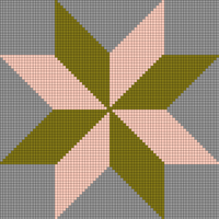 Quilt block 2 in the round