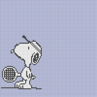 snoopy tennis