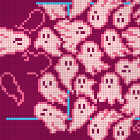 ghosts pink