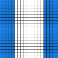 Scarf blue white